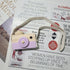 Baby Toy Wooden Mini Camera Toy, Kid Cute Mini Sharpe Toy Neck Hanging Photographed Props for Toddlers Children Kids' Room Hanging Decor Gift (Pur...