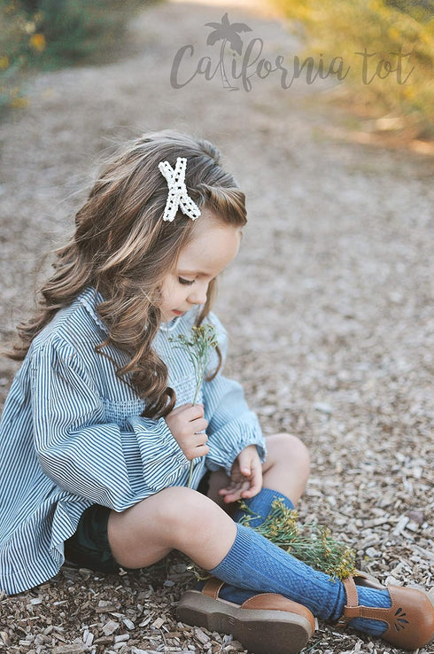 California Tot Non-Slip Fully Lined Alligator Clip Hair Accessories for Fine Hair, Little Girls, Toddlers (Luxe Clip Set of 4)...