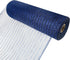 2 Rolls Navy Blue Deco Mesh Ribbon with Blue Foil Wire10 in x 30 ft,Metallic Poly Mesh Ribbon Rolls for DIY Wreath Supplies Ribbon for Christmas T...