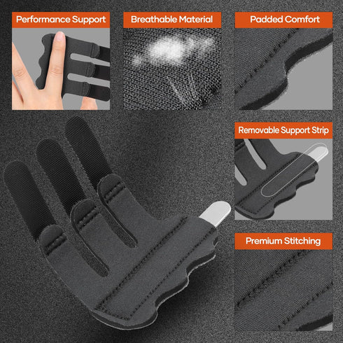 Trigger Finger Splint Finger Splint 2pcs for Arthritis, Injury, Broken Finger Straightening - Finger Brace for Index, Middle, Ring Finger Pain Rel...