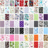 500 Pcs 4 x 4 Inches Cotton Fabric Square Pre Cut Quilt Squares Fabric Bundles Patchwork Fabrics Floral Printed Square Patchwork Fabric Quilting F...