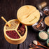 Premium Bamboo Salt Cellar with 3 Compartment Swivel Magnetic Lid - 100% Handmade, Elegant Salt & Spices Storage Box and Multi-Use Container with ...