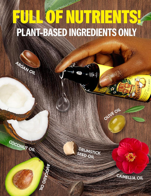 MEDIALL Premium K beauty Hair Oil | Coconut Oil Hair Serum for Frizzy and Damaged Hair | Argan Oil Hair Serum for Curly Hair 1.85 Fl oz...