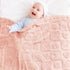 Fleece Baby Blanket Heart Checkered Blanket, Ultra Soft Cozy Baby Blankets for Girls Boys, Fluffy Infant Toddler Newborn Receiving Blankets for Cr...