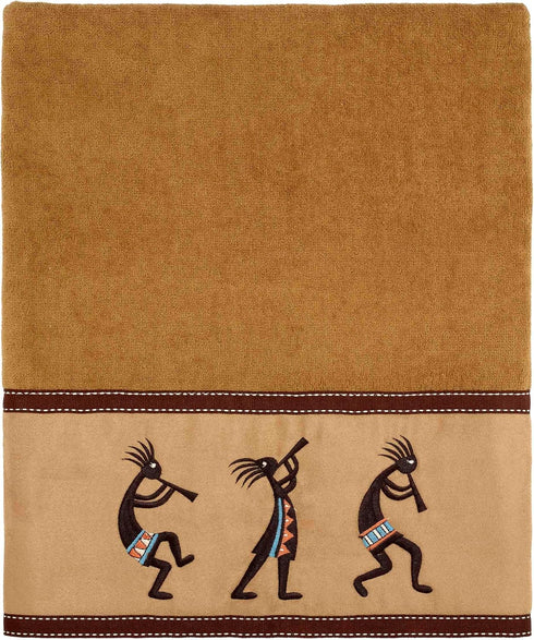 Avanti Linens Kokopelli Bath Towel, Nutmeg...