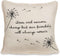 Pavilion Gift Company 77122 Dandelion Wishes - Times & Seasons Change but Our Friendship Will Always Remain 12 inch Decorative Micro Suede Pillow ...