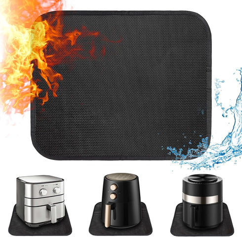 Heat Resistant Mats for Countertop, 15x18’’ No-slip and Waterproof Heat Resistant Mat for Air Fryer/Stand Mixer/Microwave Oven/Coffee Maker,Counte...