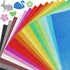 BigOtters Glitter Cardstock Paper, 20 Sheets 10 Colors Premium Glitter Paper for Crafts, 250 GSM Sparkly Card Stock Paper for Card Making, Scrapbo...