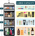 PAVILIA Travel Hanging Toiletry Bag for Women Men, Large Capacity Makeup Bag Kit, Waterproof Cosmetic Storage Organizer Case for Bathroom Shower, ...