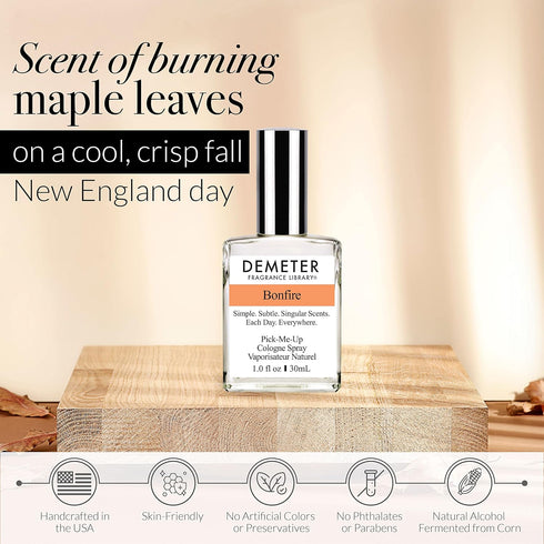 DEMETER Bonfire, 1 oz Cologne Spray, Perfume for Women and Men...