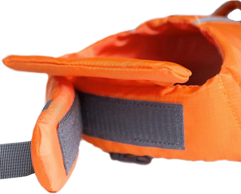 Outward Hound Granby Splash Orange Dog Life Jacket, Large...