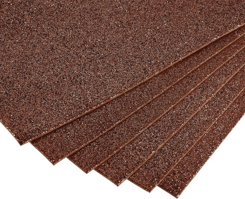 uxcell Brown Shiny EVA Foam Sheets 11 x 8 Inch 2mm Thick for Crafts DIY Projects 12 Pcs...