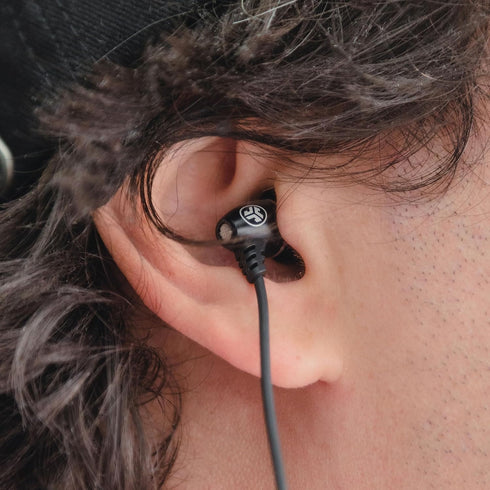 JLab J6MS JBuds Stereo to Mono in-Ear Single Earbud, Style Headset with Enterprise Class Microphone, 3.5mm Headphone Jack, Black......