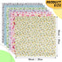 Macarrie 35 Pcs 100% Cotton Fabric Quilting Patchwork Fabric Fat Quarter for Sewing Quilting Squares Fabric Bundles Floral Printed Sewing Supplies...
