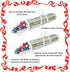 Wrapping Paper Storage Bags - Set of 2 Clear Totes with Handles for Organizing 30-Inch Rolls of Holiday, Birthday, and Christmas Wrap by Elf Stor...
