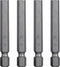 Mayhew Tools 19410-4 SAE Hex Power Bit, 1/4 x 2", 4-Pack...