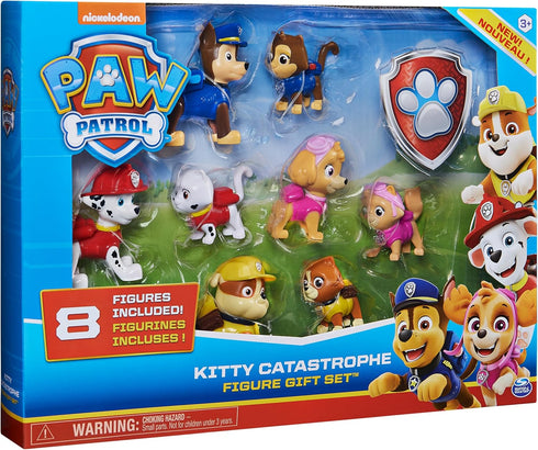 Paw Patrol, Kitty Catastrophe Gift Set with 8 Collectible Toy Figures, for Kids Aged 3 and Up...