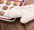 New Star Foodservice Oven Mitts with Extra Defense, up to 400F, Set of 2 (Tan (Terry Cloth), 13-Inch (Set of 2))...