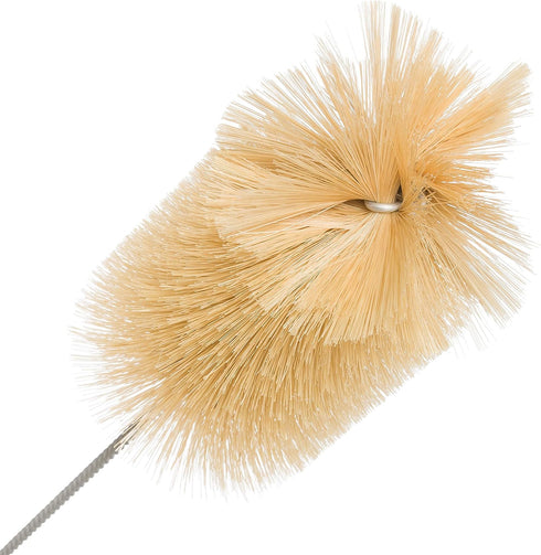 Redecker Natural Pig Bristle Soda Bottle Brush, 15-Inches, Flexible Wire Handle, Made in Germany...