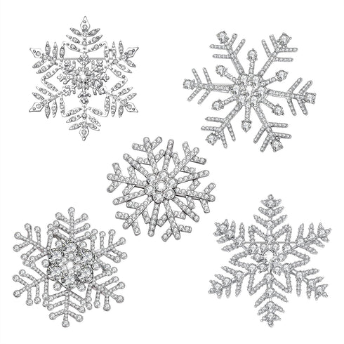 Christmas Brooch Pins Snowflake Pin Marry Christmas JOY Candy Cane Snowman Brooches Xmas Christmas Holiday Party Gifts for Women Girls Kids...