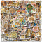 160 Pcs Cheetah Print Stickers Animals Vinyl Waterproof Graphic Decal Leopard Sticker for Phone Skateboard Laptop Stickers, Bulk Sticker Packs for...
