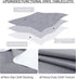 Obstal Vinyl Tablecloth for Picnic Camping Outdoor, 100% Waterproof Oil-Proof Spill-Proof PVC Table Cloth, Wipeable Thick Rectangle Tablecloth Cov...