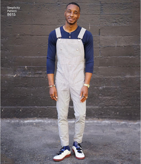 Simplicity US8615BB Men's Overalls and Jumpsuit Sewing Patterns by Mimi G Style, Sizes 44-52...