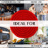 8PCS Cotton Round Woven Coasters Drink - Red Handmade Braided Cup Coasters Absorbent Woven Circles Hot Pads Mats for Drink Home Kitchen Heat-Resis...