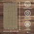 Park Designs Expresso Tweed Farmhouse Table Runner 36 Inch | 13x36 Rustic Dining Table Accessory | Hand Loomed & Rugged Texture | Modern Farmhouse...