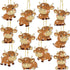 12 Pcs Yak 5D DIY Diamond Painting Keychains Acrylic Yak Diamond Art Key Chains Rhinestones Hanging Pendant for Kid Adult Beginners Bag (Yak)...