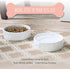 Park Life Designs Pet Bowl | Manor (Small, White)...