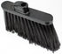 SPARTA Plastic Broom Head, Angled, Flagged for Small Debris Indoor, Outdoor, Home, Restaurant, Lobby, Office, 12 Inches, Black...