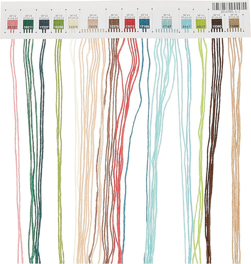 Darice Dimensions 'Illustrated USA' Patriotic 50 States Counted Cross Stitch Kit, 14 Count White Aida Cloth, 14" x 10", Red...
