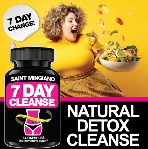7 Day Cleanse Program | Colon Detox with Natural Laxative for Constipation & Bloating | Extra-Strength Senna Leaf Supplements | Strong for Some Pe...