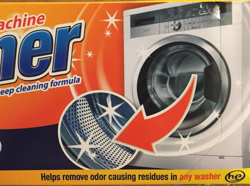 3 pouches Washing machine cleaner deep cleaning formula...