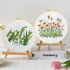 Maydear 4 Packs Embroidery Starter Kit with Pattern, Stamped Cross Stitch Kits for Beginners Adults with Embroidery Hoop and Instructions, Hand Em...