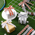 MTLEE 4 Rolls Basketball Football Baseball Sport Ribbon Brown White Wired Edge Ribbon Grosgrain Ribbon Polyester Burlap Ribbon for Party Wrapping ...