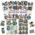 Pack 50 PCS Tennis Stickers Print Waterproof Vinyl Decals Items for Boys Men Adults Teens Sports Players Decorations Car Phone Case Water Bottles ...