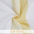 Central Park Yellow and White Kitchen Window Curtain Valance Stripe Sheer Boucle Linen Window Curtain, Living Room Decorative Rod Pocket (54" W x ...