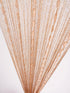 Hysenm Door String 39x79 Inch Curtains Champagne Panel Soft Balls Romantic Glitter Fringe Room Divider Home Décor Wedding Girls Bedroom Window Liv...