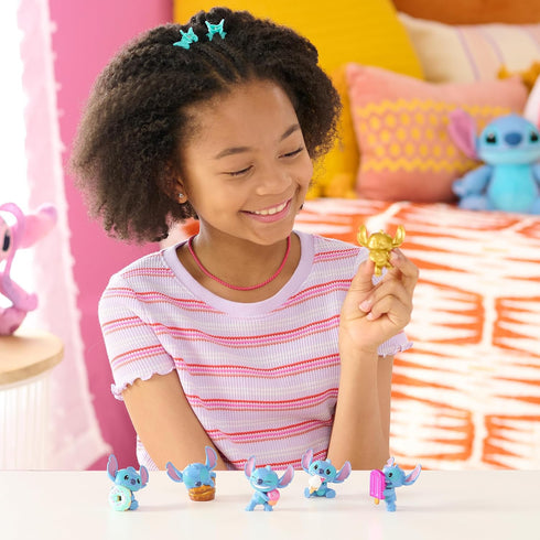 Disney Stitch Feed Me 6-piece Collectible Figure Set, Premium Collector Package, Kids Toys for Ages 3 Up, Amazon Exclusive by Just Play...