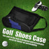 Sports Shoe Bag,Portable Breathable Shoes Bag Light and Nylon Shoes Case Pocket Pouch Storage Sports Accessory(Black blue)...