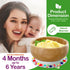 NutriChef Bamboo Baby Feeding Bowl - Wooden Infant Toddler Dish and Spoon Set w/Silicone Suction Base for Stay Put Eating, For Children Aged 4-72 ...