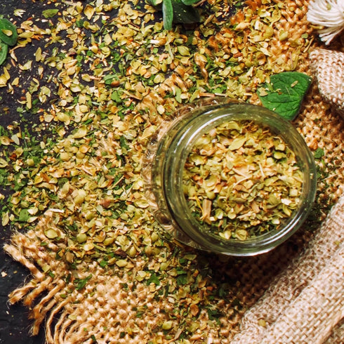 SPICED Marjoram Leaves, 3 Oz of Whole Marjoram Leaves in Closable Bag for Cooking, Great for Meat Dishes, Vegetable, Soup and Even Ice Cream...