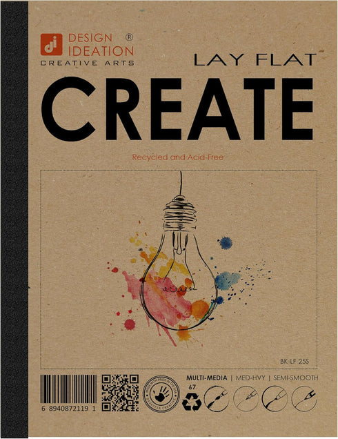 Design Ideation Lay Flat Create. Removable Sheet Sketchbook. Premium Paper. Smart-Bind Reinforced Lay Flat Binding. (8.5" x 11") LF-2550-LS...