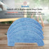 Smilefil 4pcs Replacement Mop Cloths Compatible with Coredy R750, R500, R550(R500+), R580, G800, G850 Robot Vacuum Cleaner Parts Accessories, Mode...