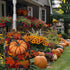 Fall Pumpkin Garden Flag, Autumn Thanksgiving Maple Leaf Garden Flag, Yard Home Decor Welcome Flag, 12x18 Inch Double Sided Burlap, Outdoor Lawn F...
