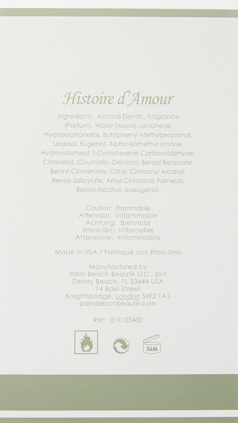 Histoire D'amour By Aubusson For Women. Eau De Toilette Spray 3.4 Ounces...