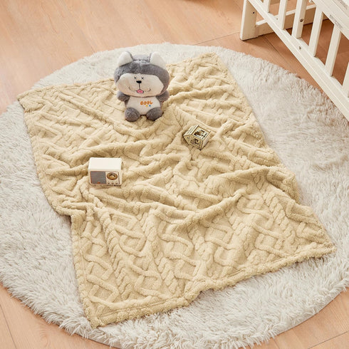 Sherpa Fleece Baby Blanket, Ultra Soft Fluffy Premium Baby Blankets for Boys Girls, Cozy Infant Toddler Newborn Receiving Blankets for Crib Stroll...