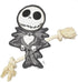 Disney for Pets Nightmare Before Christmas 10" Jack Skellington Flattie | Jack Skellington Flat Dog Toy | Nightmare Before Christmas Movie Toys fo...